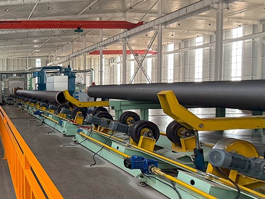 3LPE coating thickness inspection and holiday test quality control 3LPE coating thickness inspection and holiday test quality control