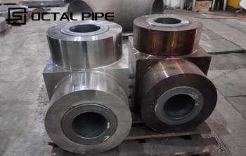 CRA-lined clad pipe fittings forged blocks (corrosion-resistant alloy cladding) CRA-lined clad pipe fittings forged blocks (corrosion-resistant alloy cladding)