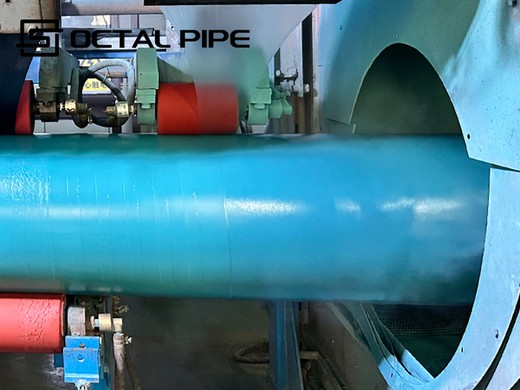 FBE coated steel pipe external fusion bonded epoxy product display FBE coated steel pipe external fusion bonded epoxy product display